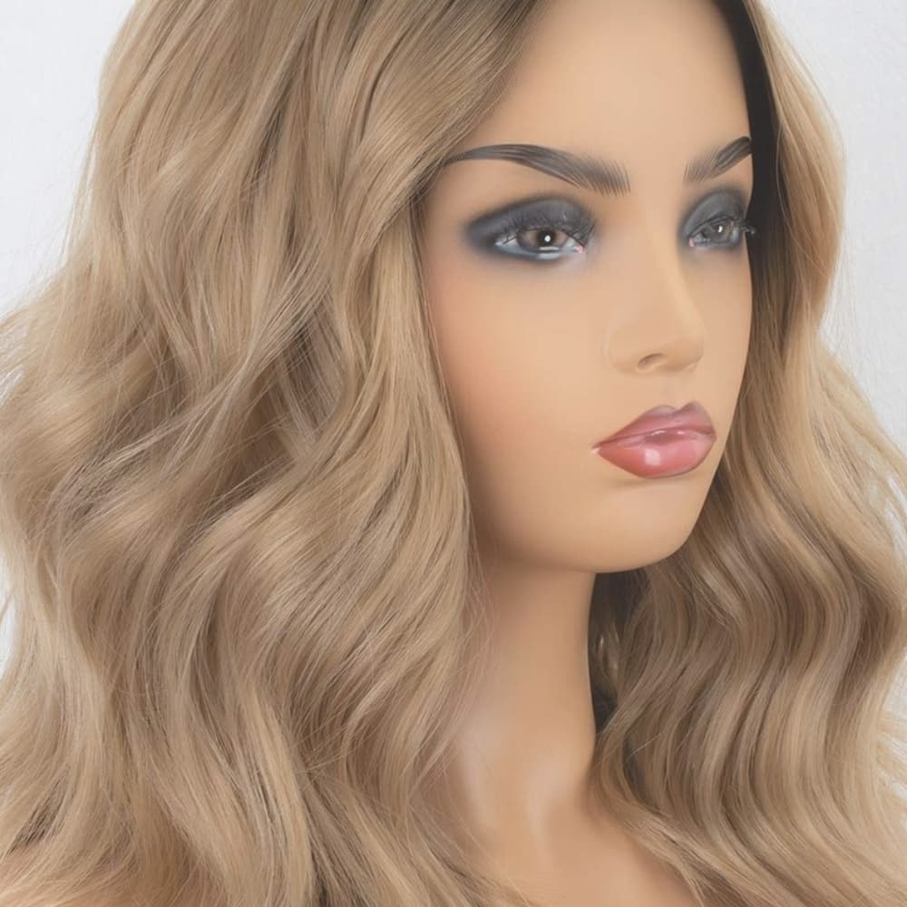 Ombre Ash Blonde with Dark Roots - Thumbnail 2