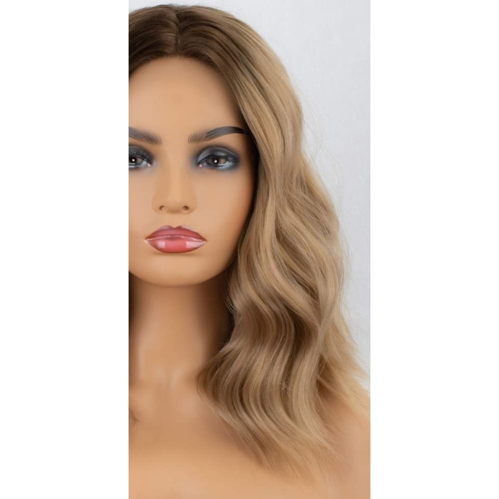 Ombre Ash Blonde with Dark Roots - Thumbnail 6