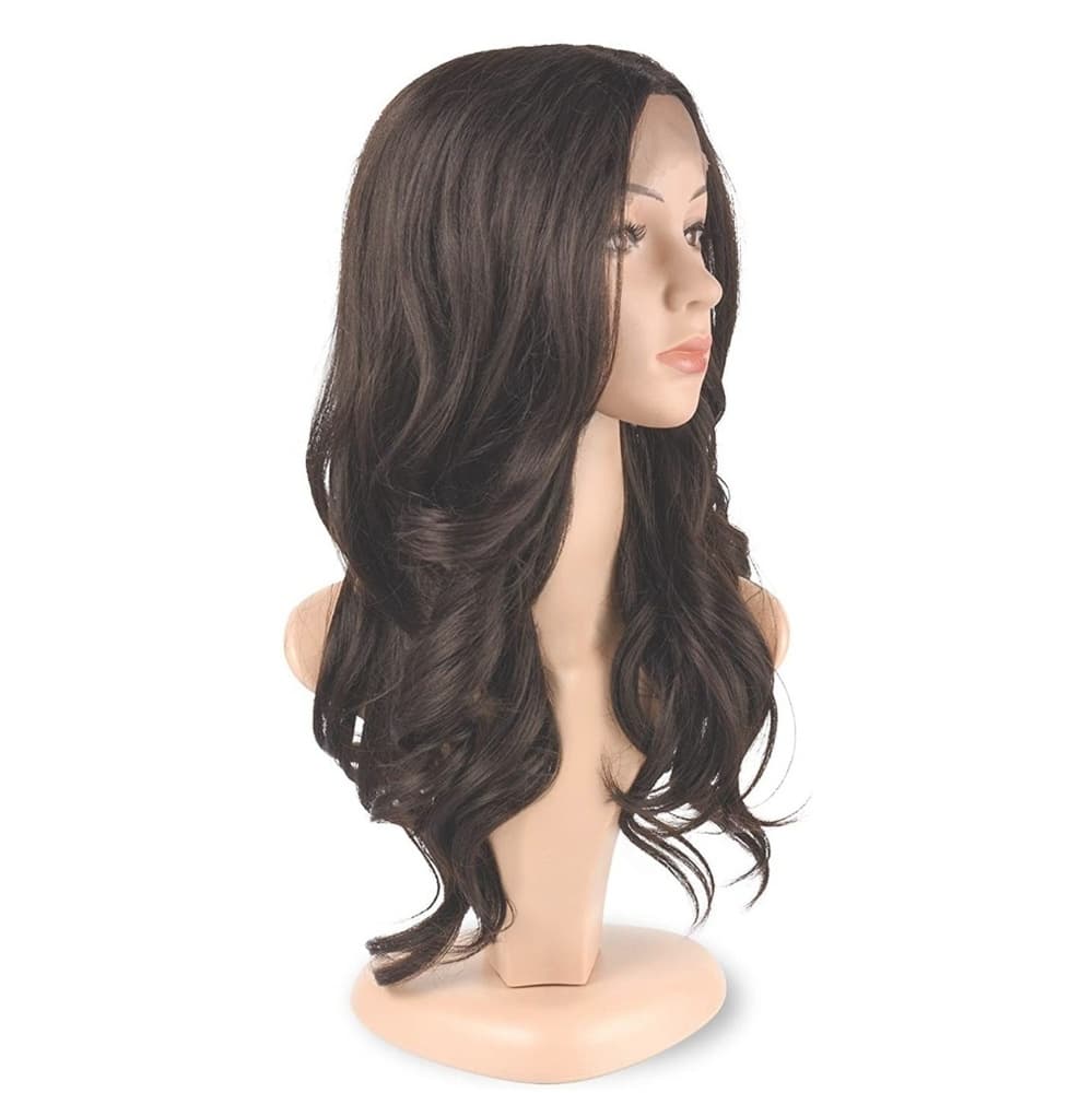 Chocolate Brown Wavy Lace Front Wig 16-18 inches!! - Thumbnail 2