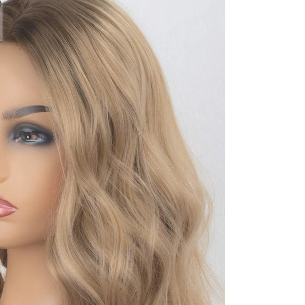 Ombre Ash Blonde with Dark Roots - Thumbnail 4
