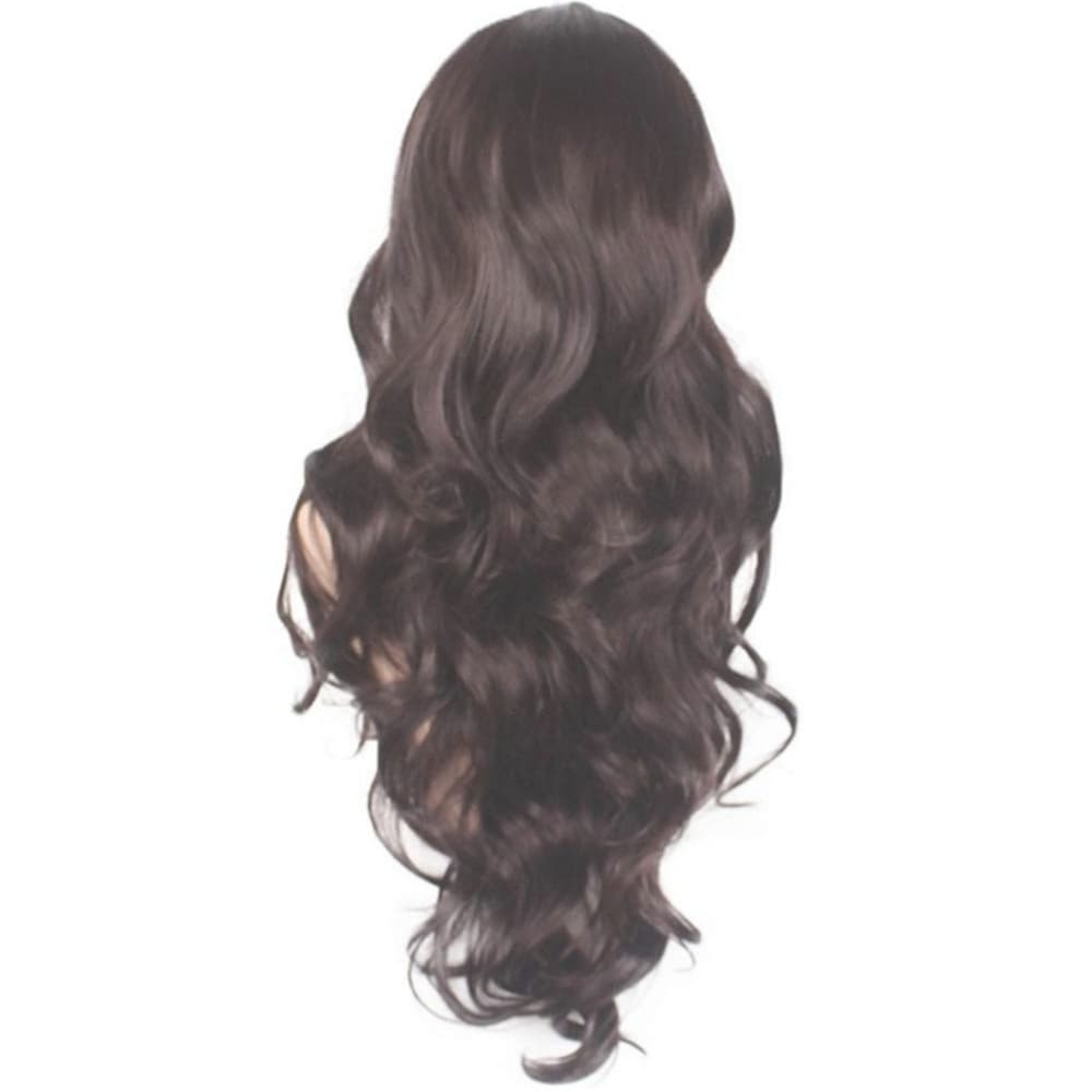 Dark Brown Beauty Waves Wig - Thumbnail 2
