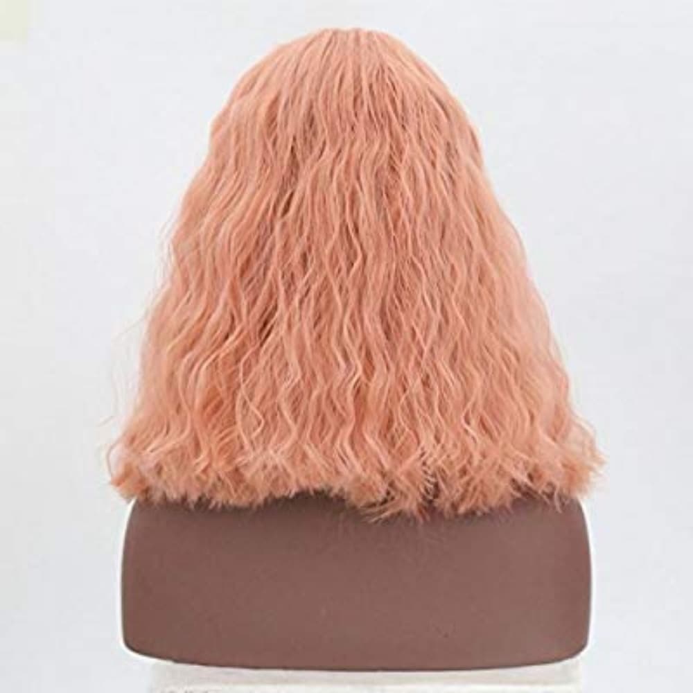Peach Pink Beauty Lace Front Wig - Thumbnail 3