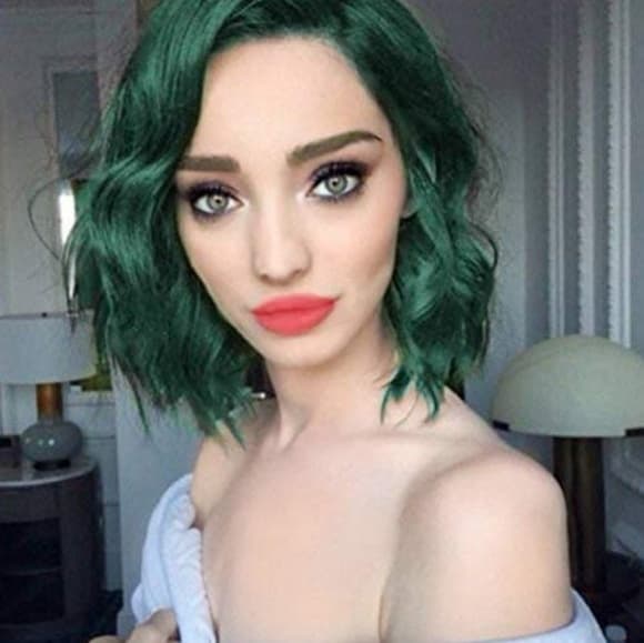 Green Beauty Lace Front Wig - Thumbnail 6