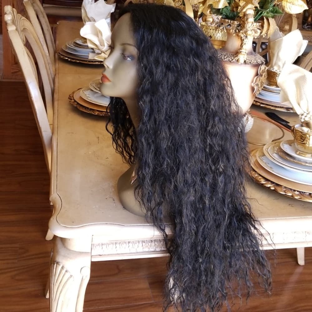Used Curly Lace Front Wig - Thumbnail 5