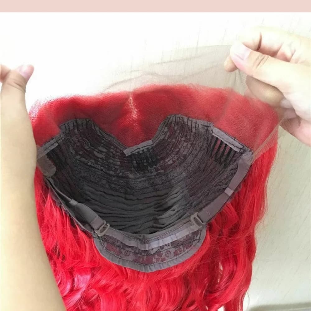 Red Beauty Full Lace Front Wig