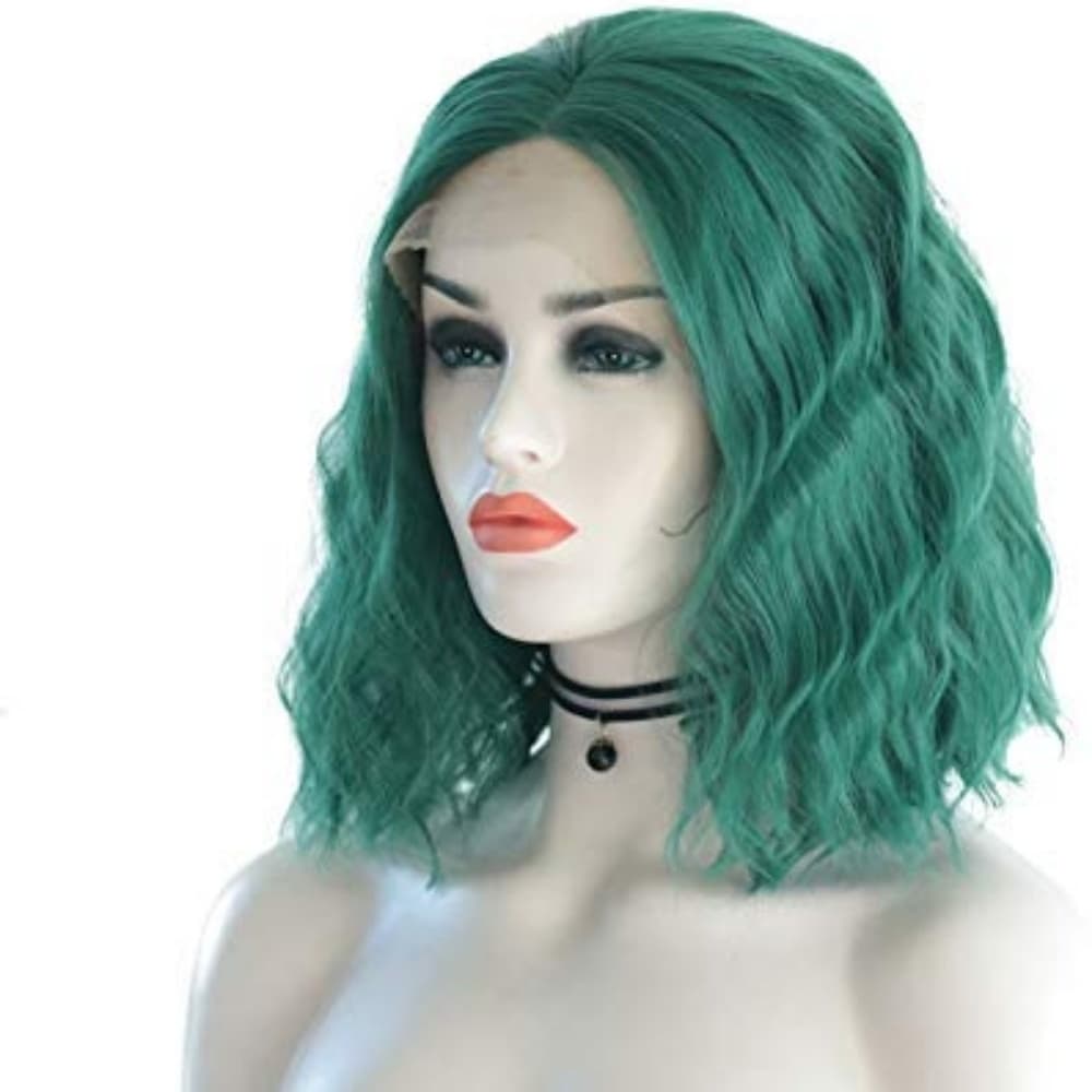 Green Beauty Lace Front Wig - Thumbnail 3
