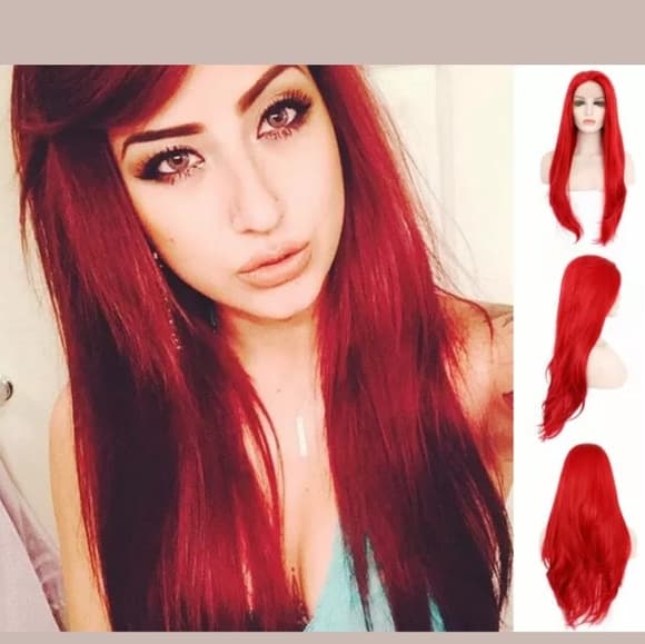 Red Beauty Full Lace Front Wig - Thumbnail 6