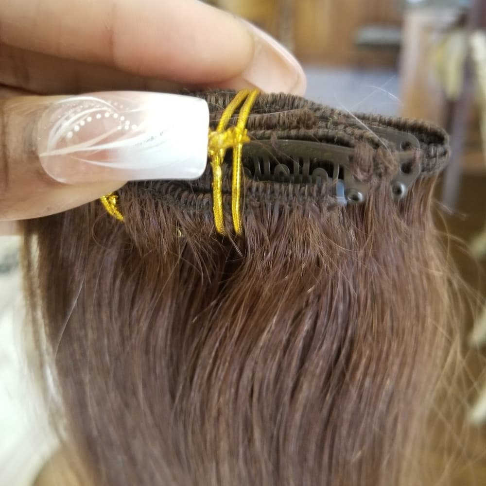 Thick Balayage Clip in Extension #4/18 - Thumbnail 4