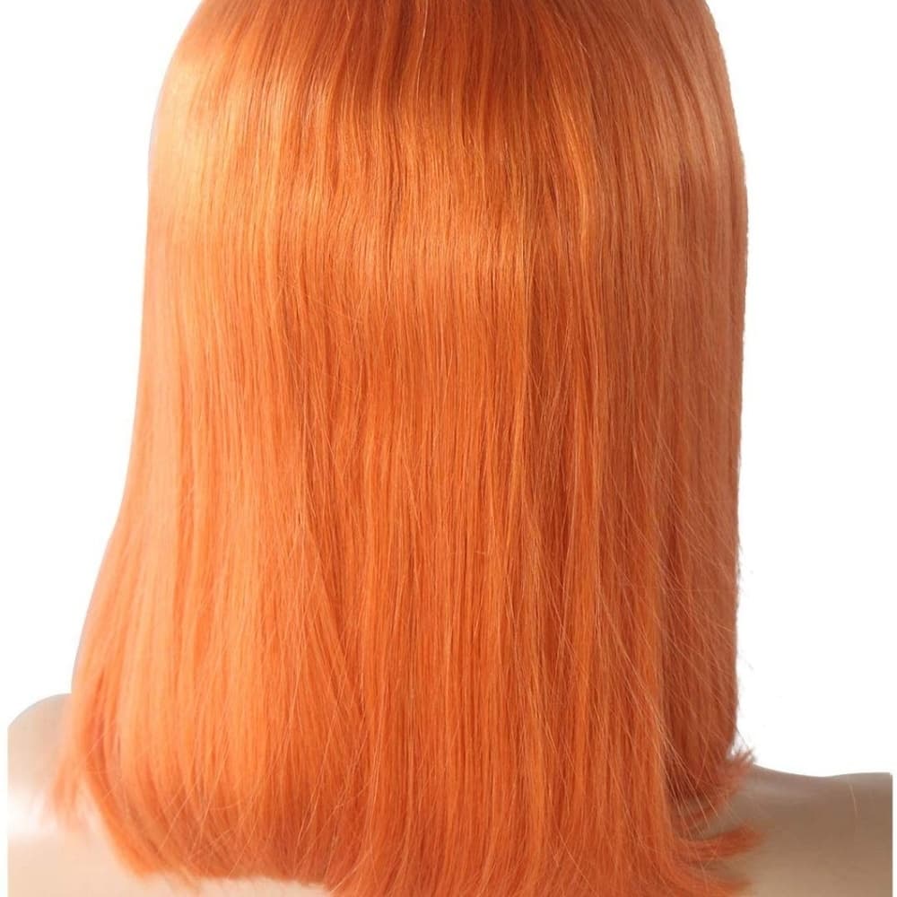 Orange Beauty Bob Wig 8-10 inches - Thumbnail 6