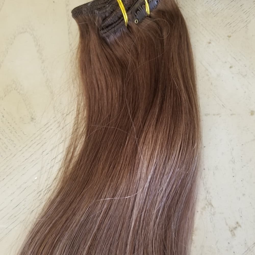 Thick Balayage Clip in Extension #4/18 - Thumbnail 6