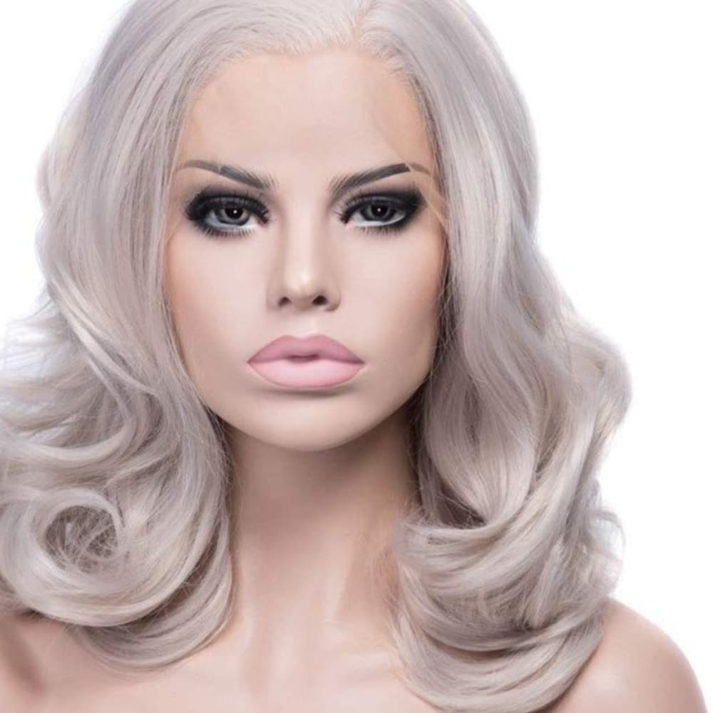 Gray Beauty Lace Front Wig - Thumbnail 3