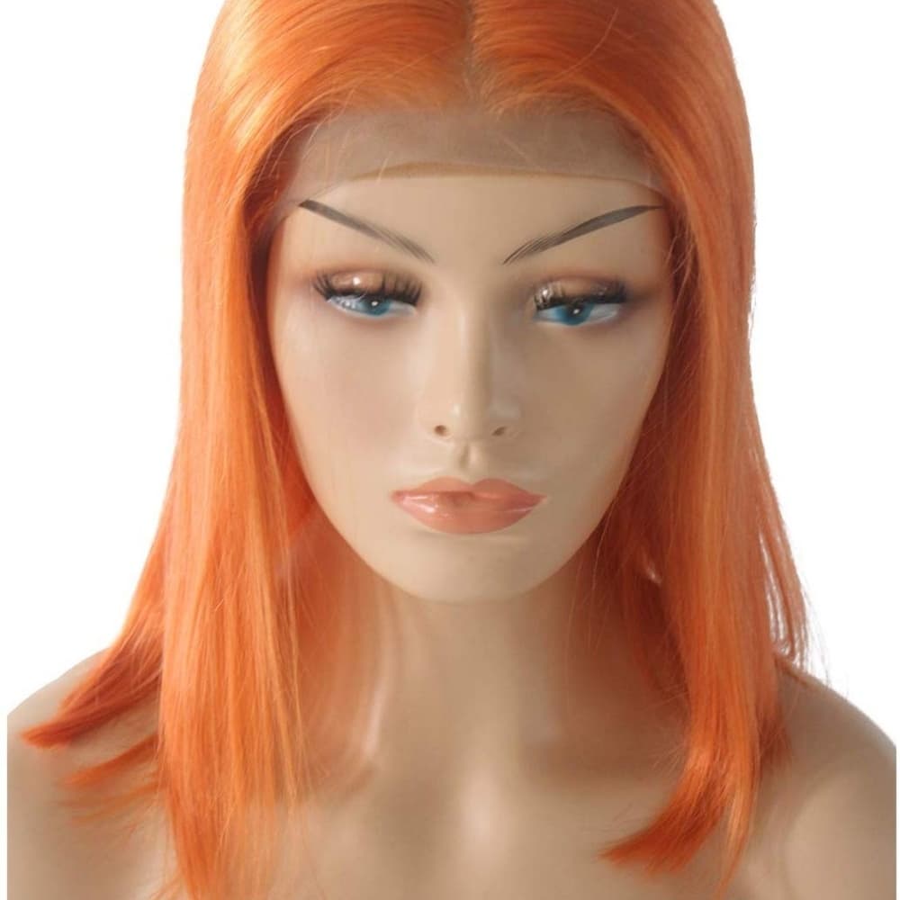 Orange Beauty Bob Wig 8-10 inches - Thumbnail 2
