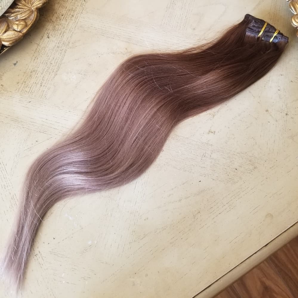 Thick Balayage Clip in Extension #4/18 - Thumbnail 2