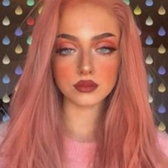 Pink Beauty Lace Front Wig - Thumbnail 2