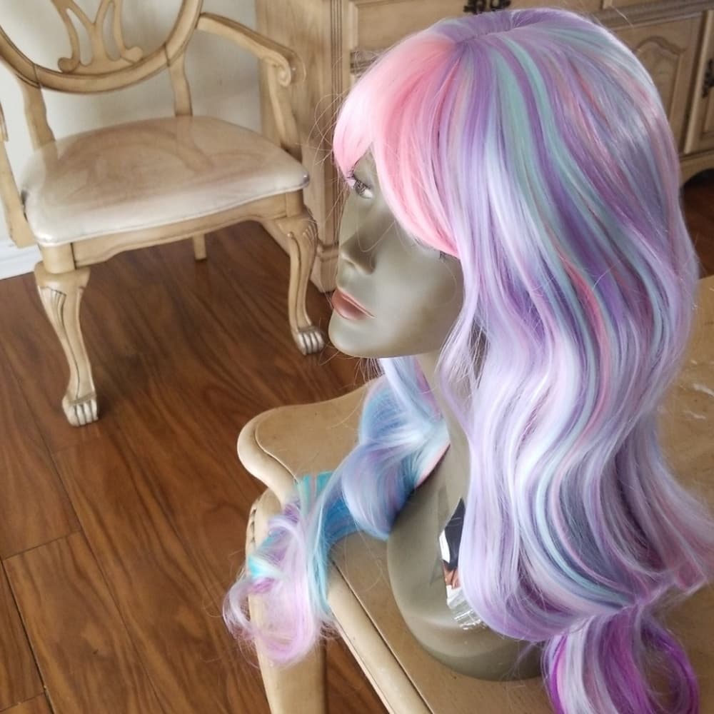 Rainbow Beauty Full Wig - Thumbnail 6