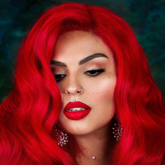 Red Beauty Lace Front Wig - Thumbnail 5