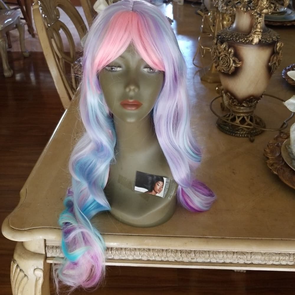 Rainbow Beauty Full Wig - Thumbnail 4