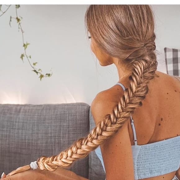 Ombre Blonde Clip in Extension - Thumbnail 3