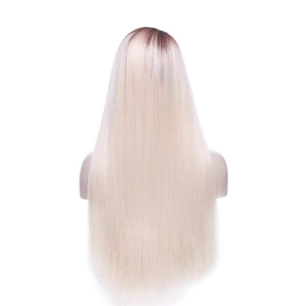 Ombre Brown Red Blonde Lace Front Wig 28 inch - Thumbnail 5
