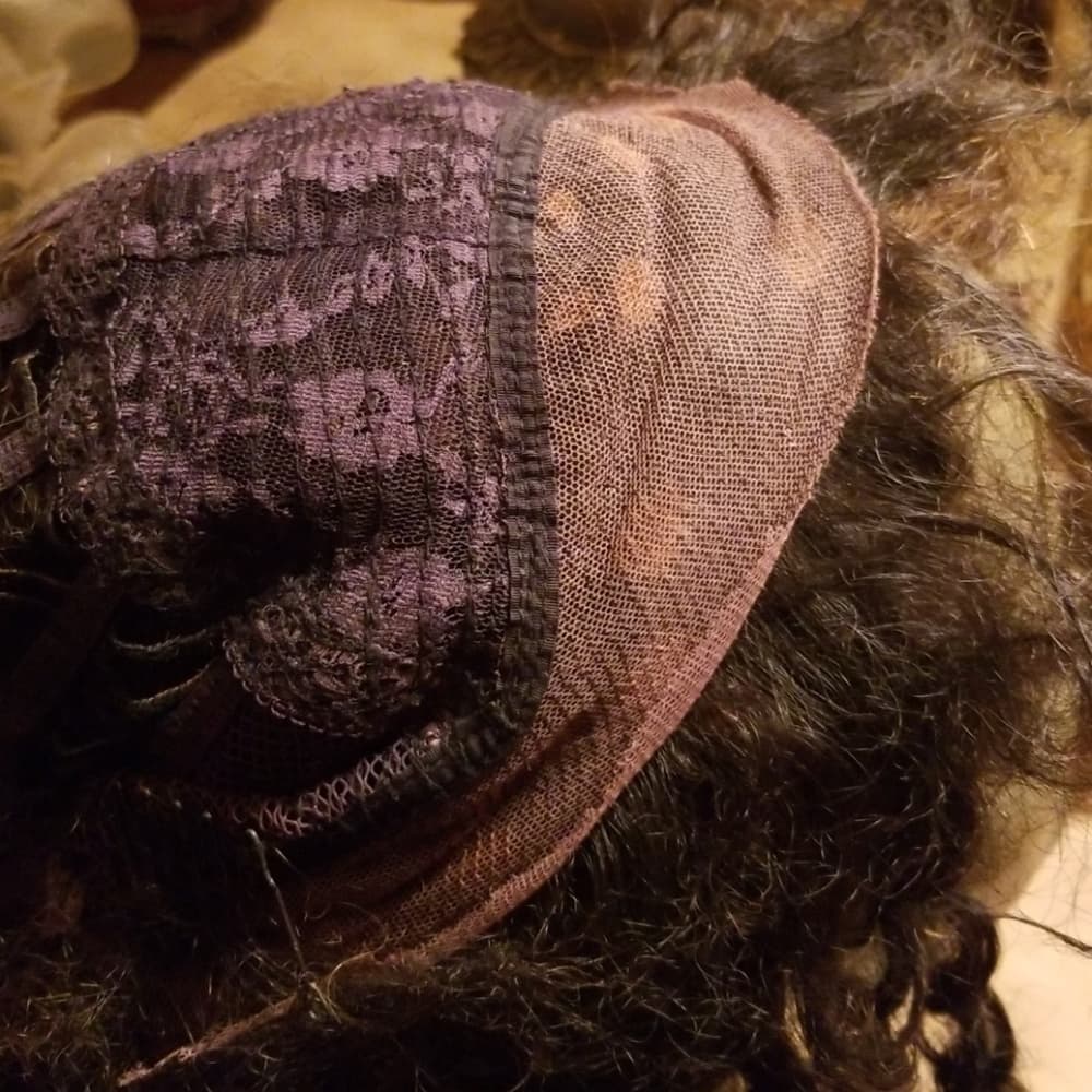 Used Curly lace Front Wig #1b/30 - Thumbnail 4