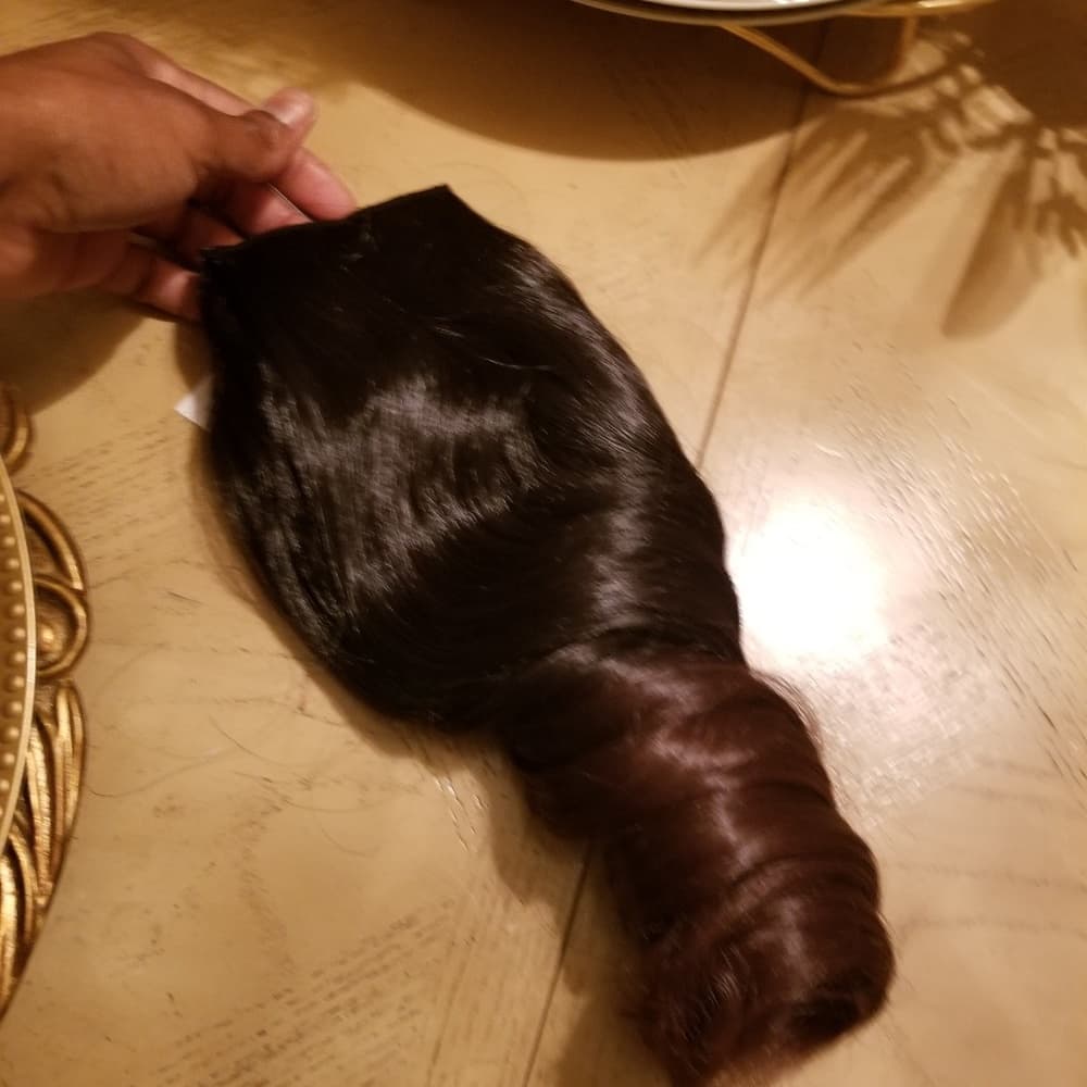 Black to Brown Full Head Clip in Extension - Thumbnail 5