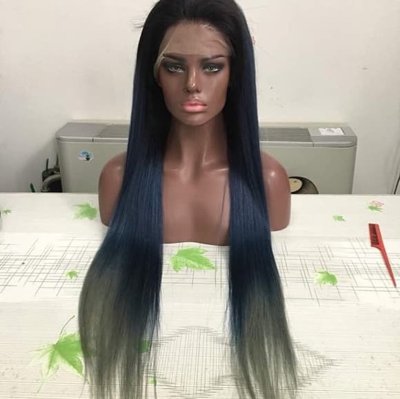 Custom Virgin Remy Lace Wig 24 inches - Thumbnail 2