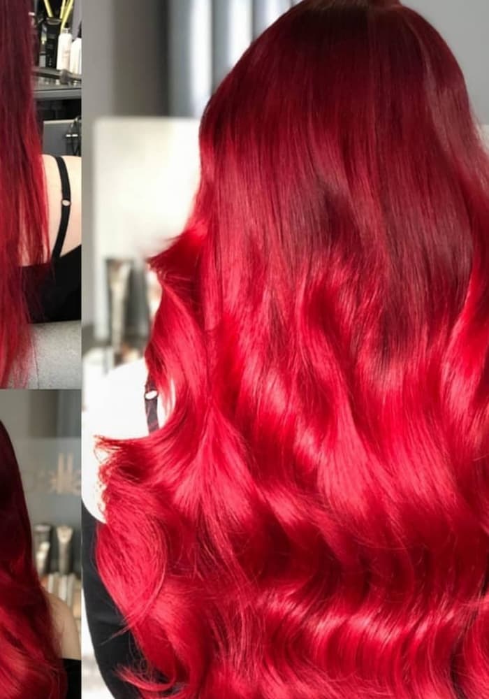 Red Beauty Lace Front Wig - Thumbnail 3