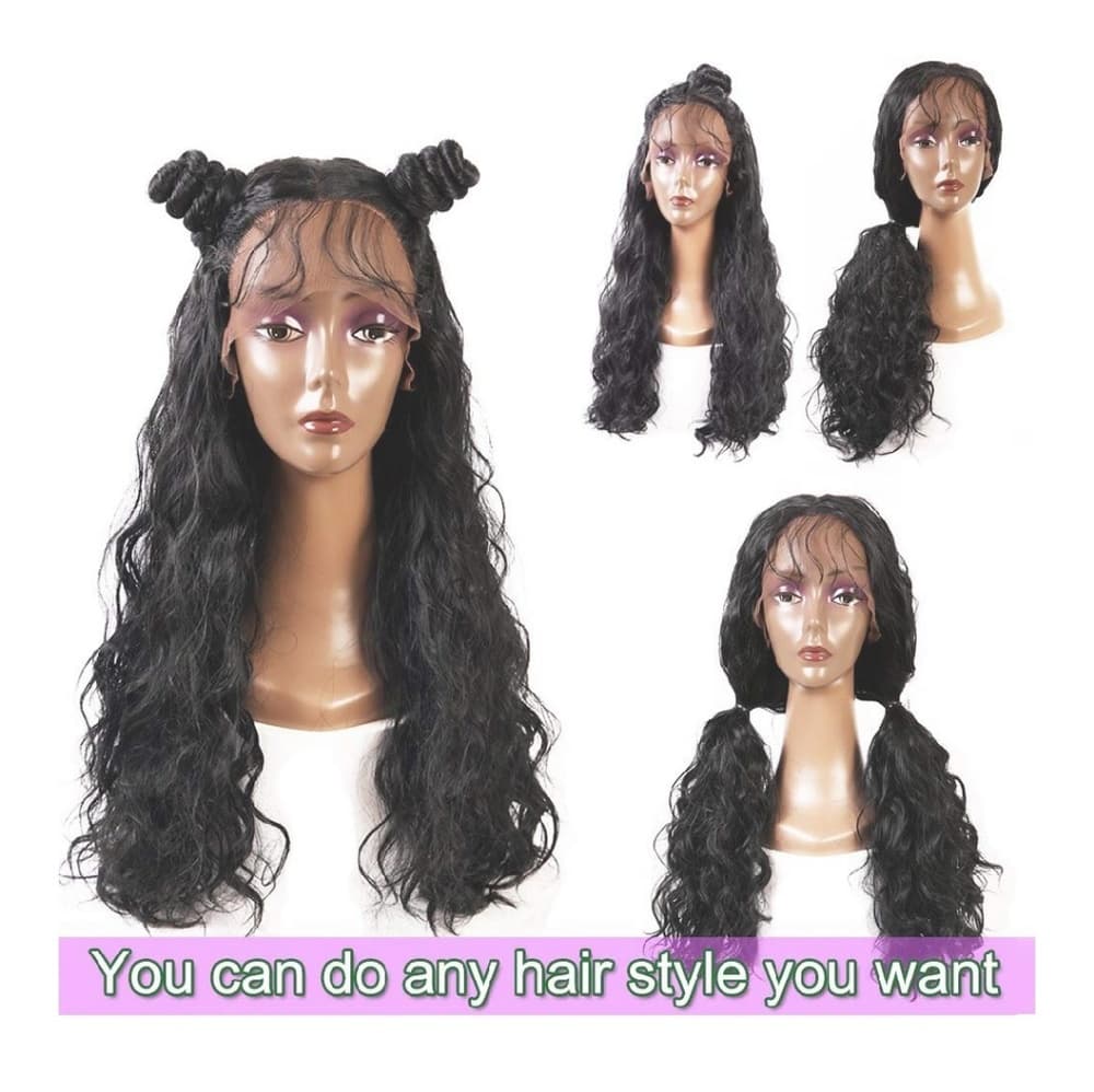 Curly Wave Lace Front Wig - Thumbnail 6