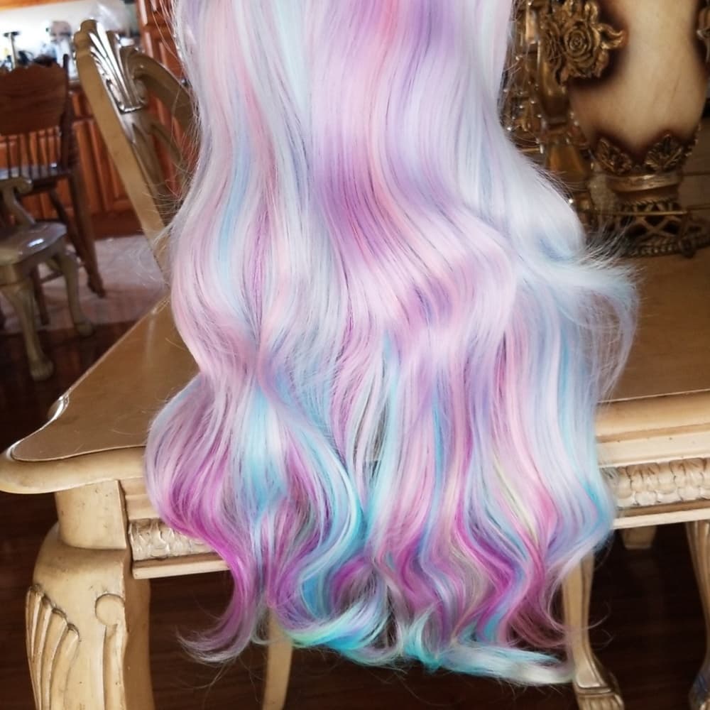 Rainbow Beauty Full Wig - Thumbnail 7
