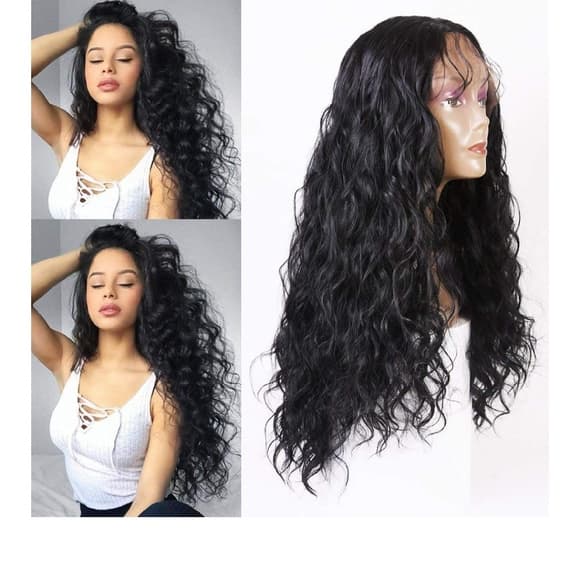 Curly Wave Lace Front Wig - Thumbnail 8