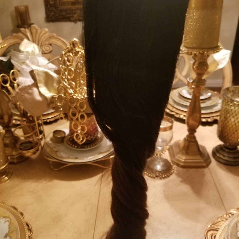 Black to Brown Full Head Clip in Extension - Thumbnail 6