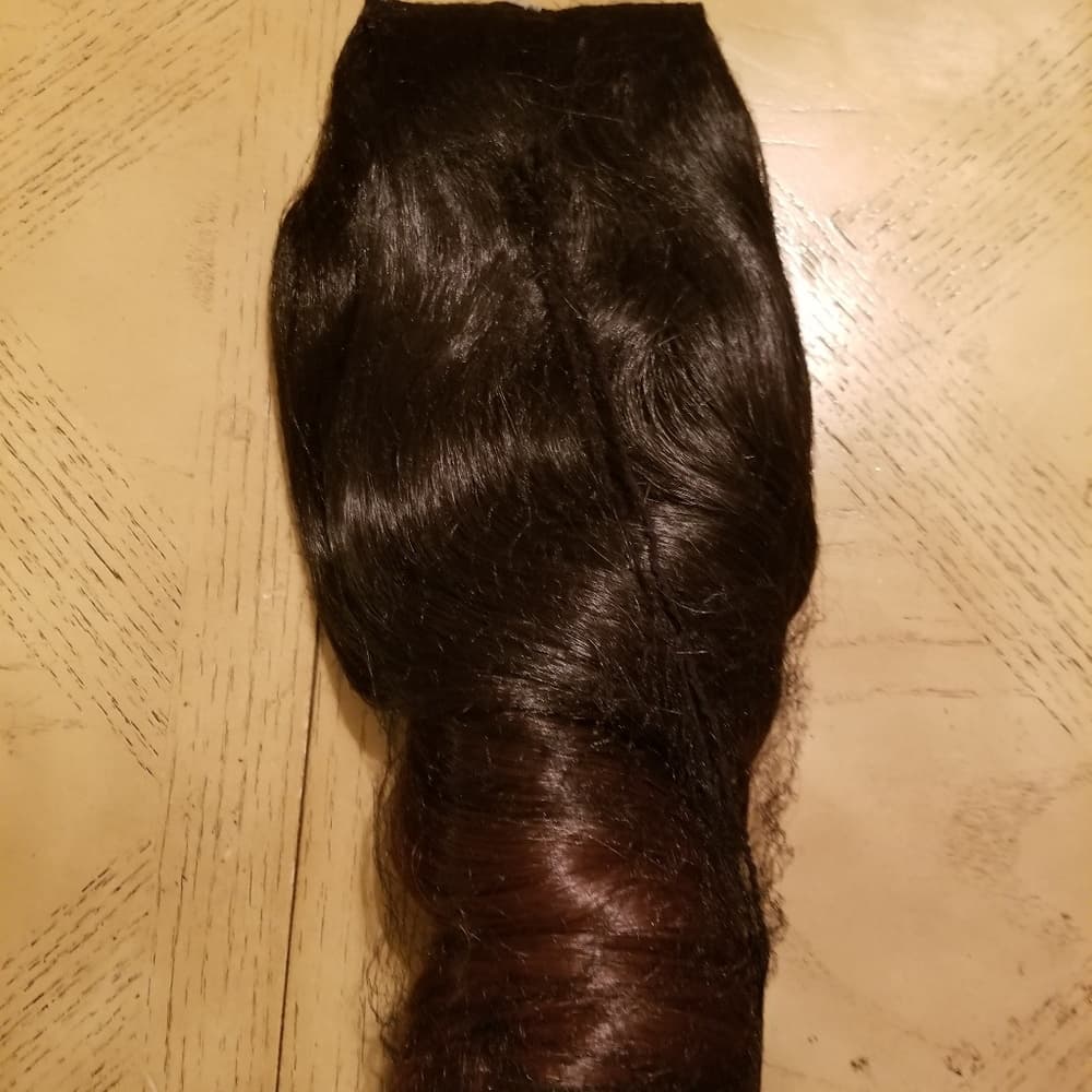 Black to Brown Full Head Clip in Extension - Thumbnail 4
