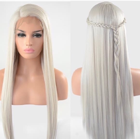 White Beauty Lace Front Wig 22-26 inches!! - Thumbnail 5