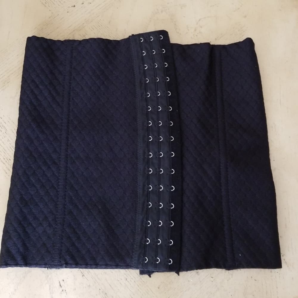 Black Steel Bone Waist trainer - Thumbnail 6