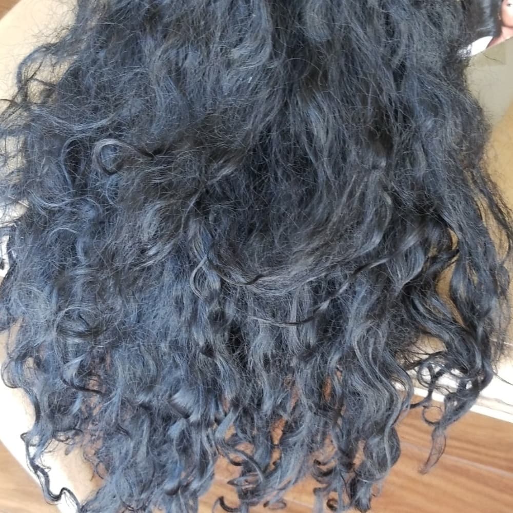 Used Curly Lace Front Wig - Thumbnail 4