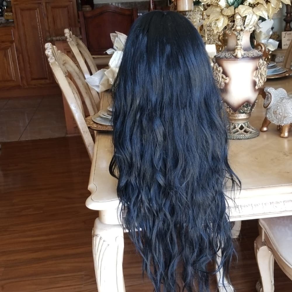 Used Layered Straight Bodywave Lace Front Wig - Thumbnail 4