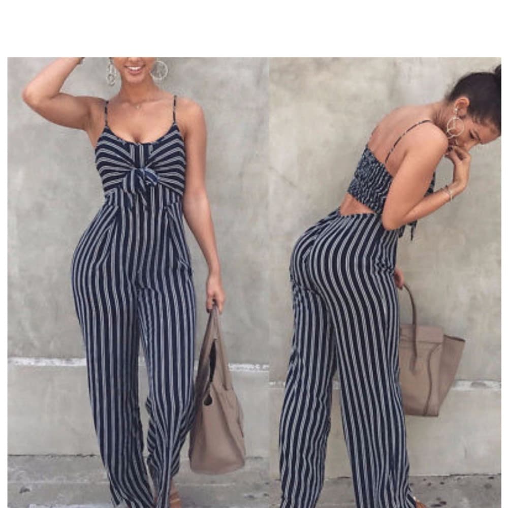 Beautiful Plausuit Striped Jumper - Thumbnail 4