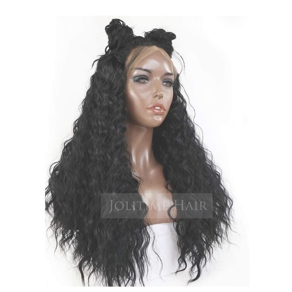Curly Wave Lace Front Wig - Thumbnail 3