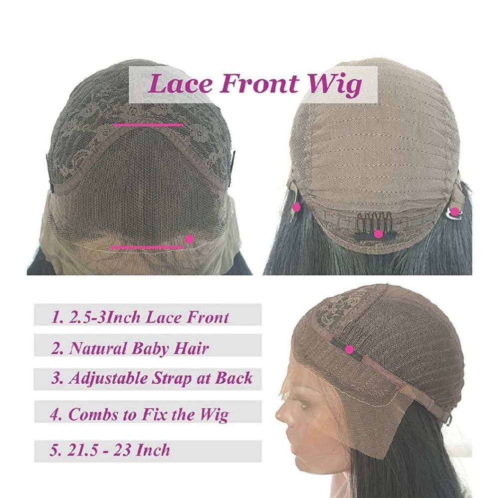 Curly Wave Lace Front Wig - Thumbnail 4