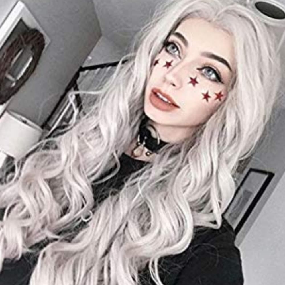 Wavy Gray Beauty Lace Front Wig - Thumbnail 2