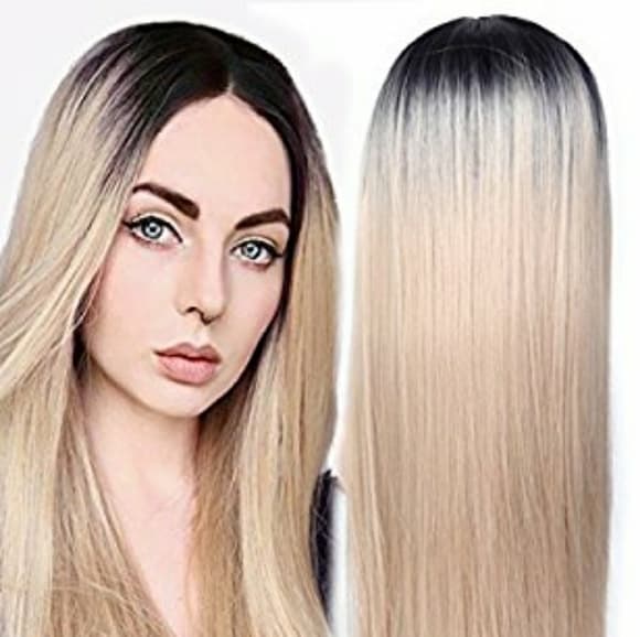 Ombre Blonde Wig - Thumbnail 7
