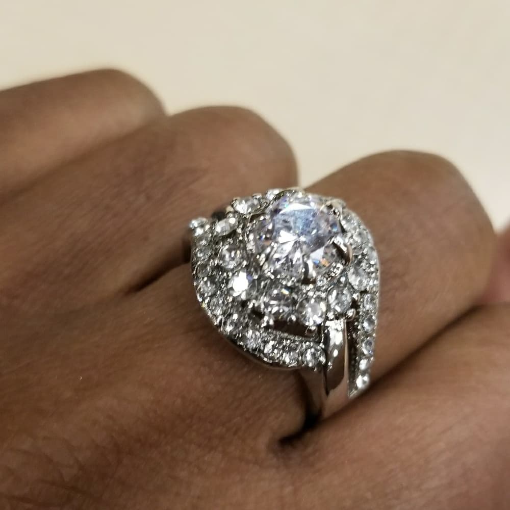 Beautiful Silver Plated Ring - Thumbnail 7