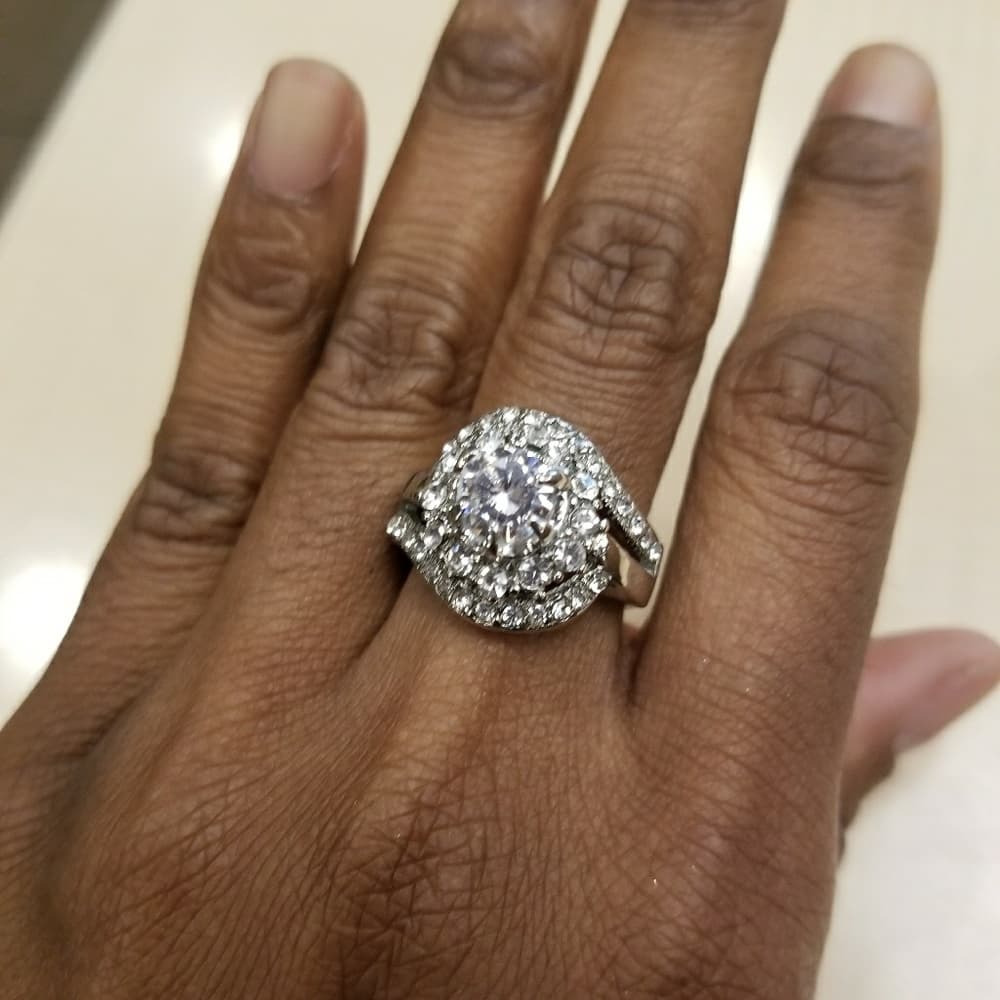Beautiful Silver Plated Ring - Thumbnail 5