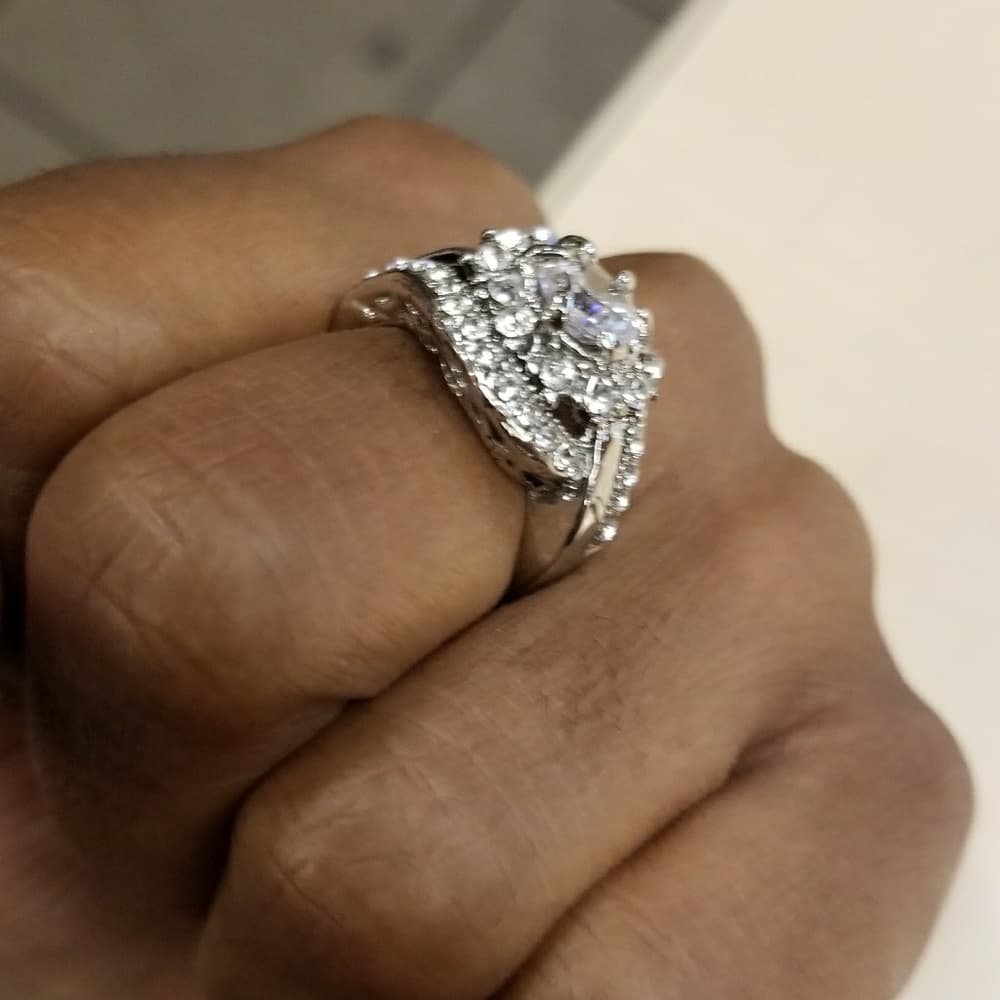 Beautiful Silver Plated Ring - Thumbnail 2