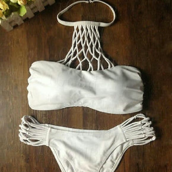 HOT Bikini Set Bandage Push-Up Padded Swim Suit - Thumbnail 2