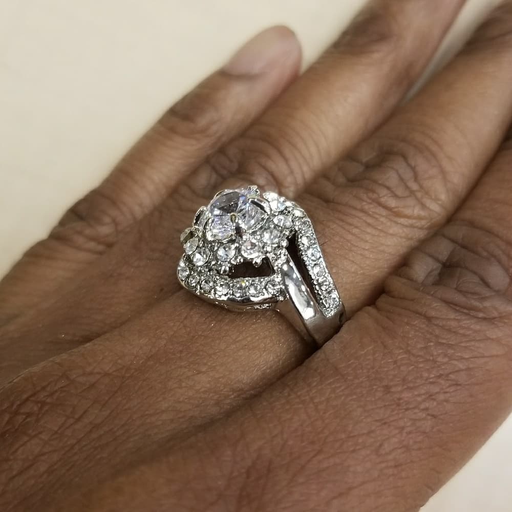 Beautiful Silver Plated Ring - Thumbnail 8