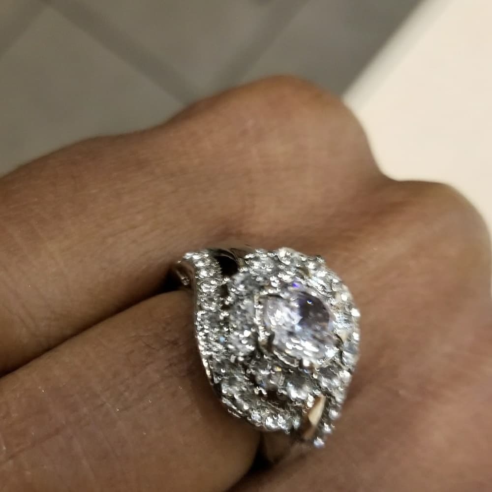 Beautiful Silver Plated Ring - Thumbnail 3