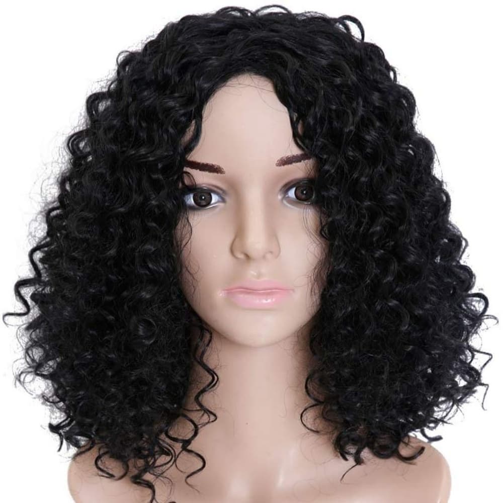 Black Curly Beauty Wig - Thumbnail 3