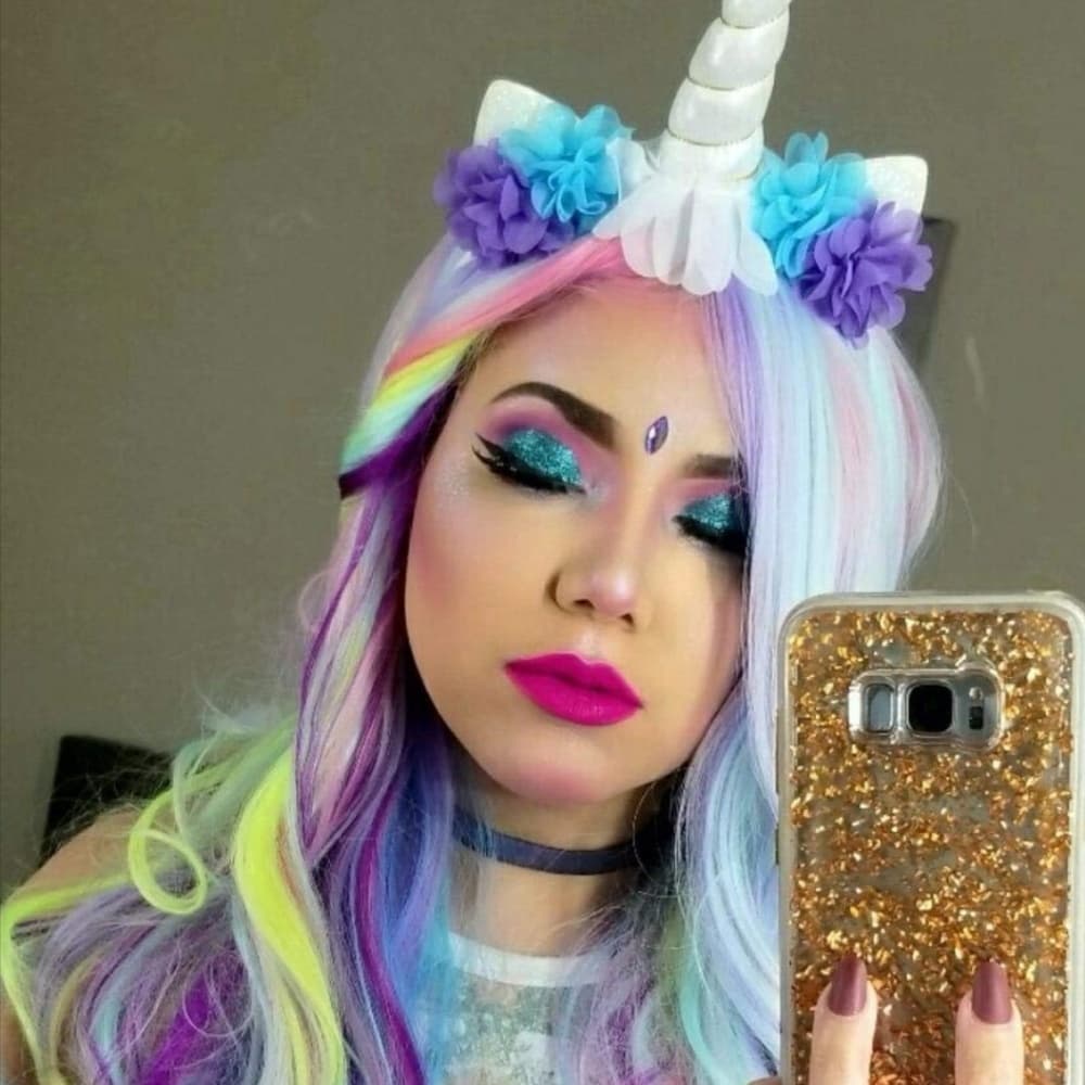 Rainbow Beauty Wig - Thumbnail 3