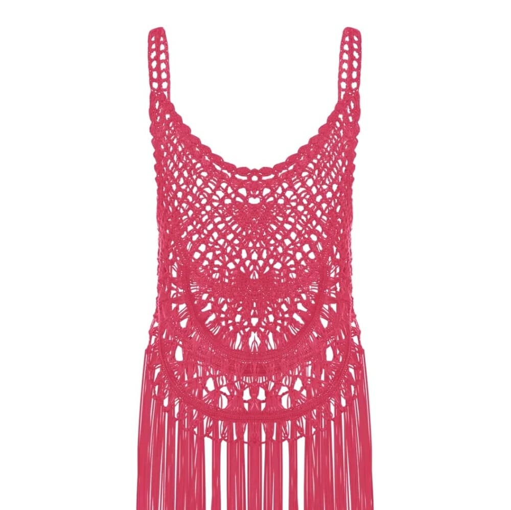 Sexy Bikini Crochet Beach Cover Top - Thumbnail 5